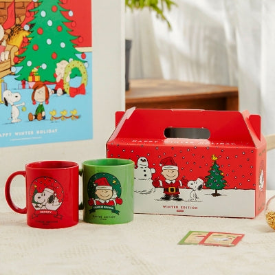 Snoopy 冬日限定馬克杯套裝 2件