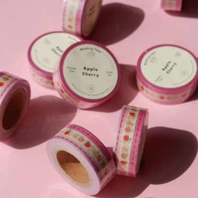 FF Apple Cherry 和紙膠帶