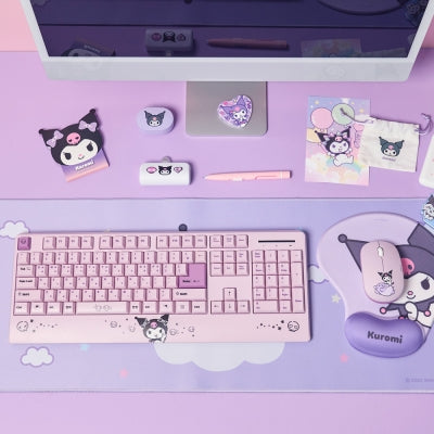 Kuromi 護腕無線鍵盤滑鼠套裝