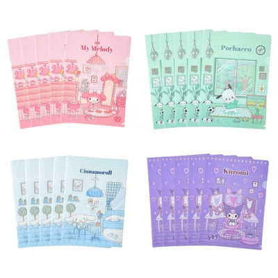 Sanrio L型 A4 文件夾 5件套裝