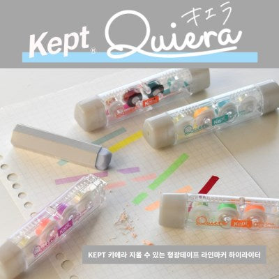 KEPT Kiera 可擦線條螢光筆(膠帶型)