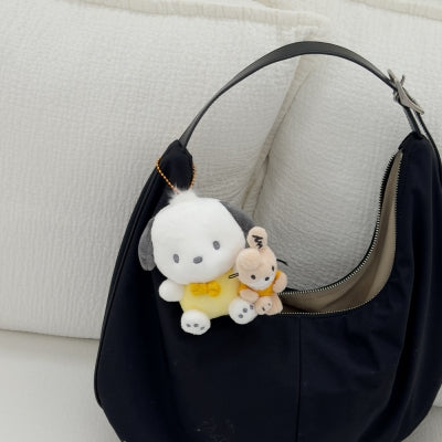 Sanrio 角色大頭毛絨鑰匙扣
