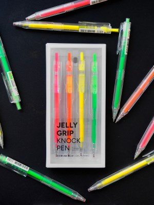 Jelly Grip Neon 4色彩色筆套裝