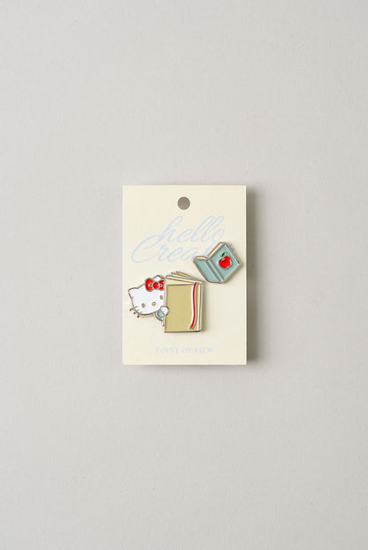 Hello Kitty Bookworm 別針章