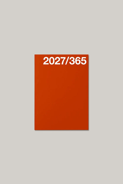 手帳 日記 Marjolein Delhaas 2027 Basic Planner 紅色 A6