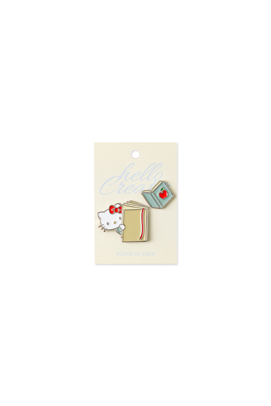 Hello Kitty Bookworm 別針章