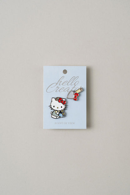 Hello Kitty 園丁造型徽章