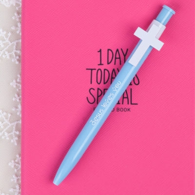 CNG 十字造型原子筆（藍色）