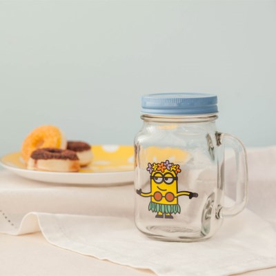 Minions 450ml 玻璃杯（Aloha）