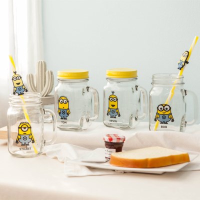 Minions 玻璃水杯 450ml