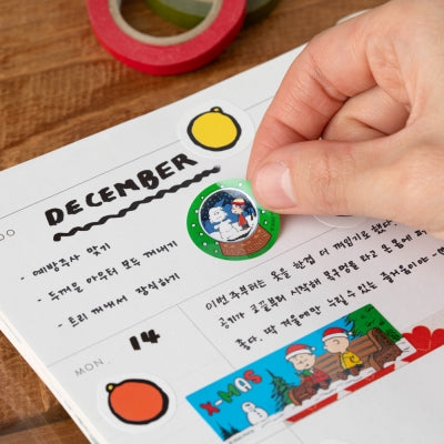 Peanuts 聖誕貼紙