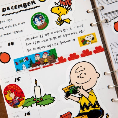 Peanuts 聖誕貼紙