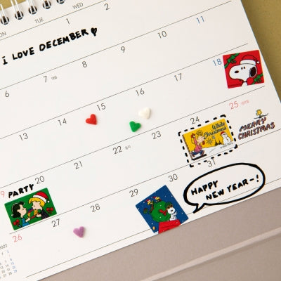 Peanuts 聖誕貼紙