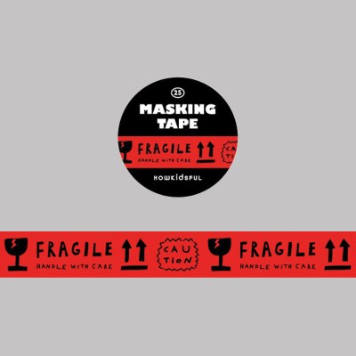 Fragile 紙膠帶