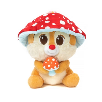 Chip 'n' Dale 蘑菇造型毛絨公仔