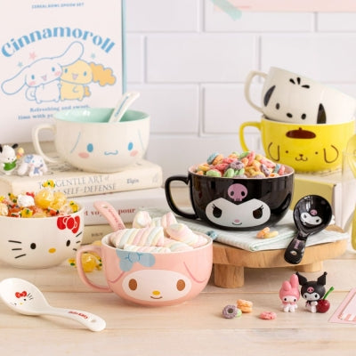 Sanrio 陶瓷穀物碗連匙套裝