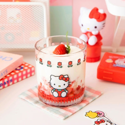 Hello Kitty 復古玻璃杯 3件套