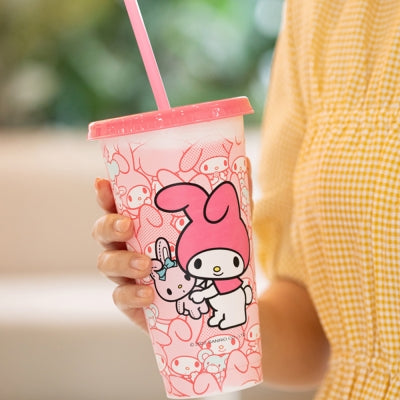 Sanrio 變色可重用冷飲杯 6件套
