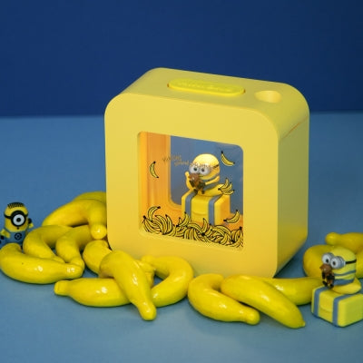 Minions 香蕉公仔加濕器（連 mood lamp）
