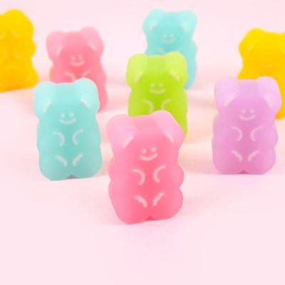 Pinkfoot 熊仔軟糖隨機擦膠