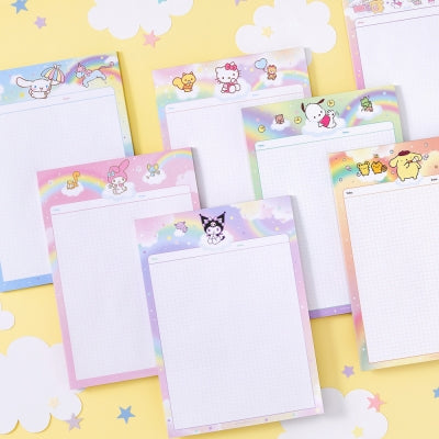 Sanrio 彩虹 B5 方格筆記本