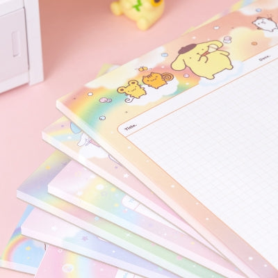 Sanrio 彩虹 B5 方格筆記本