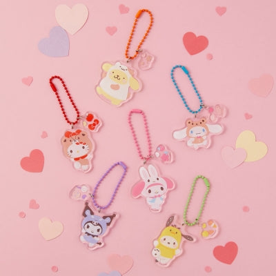 Sanrio 角色扮演透明匙扣