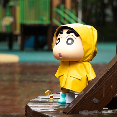 蠟筆小新 大型雨衣 3D 公仔