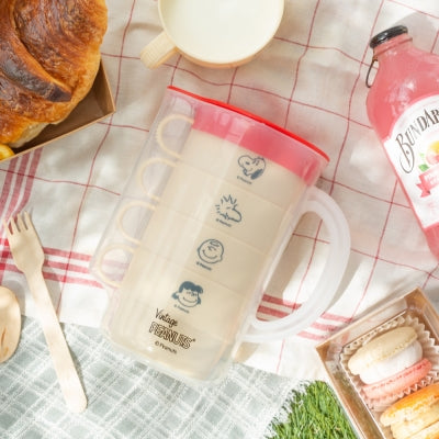 Snoopy 四件杯套裝（附 900ml 水樽）