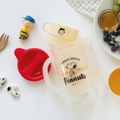 Snoopy 四件杯套裝（附 900ml 水樽）