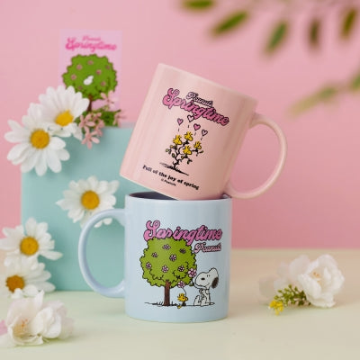 Snoopy 花漾馬克杯套裝 2件（附信紙）