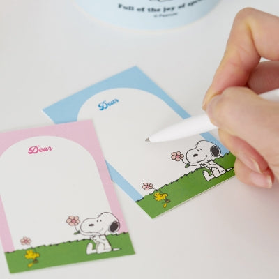 Snoopy 花漾馬克杯套裝 2件（附信紙）