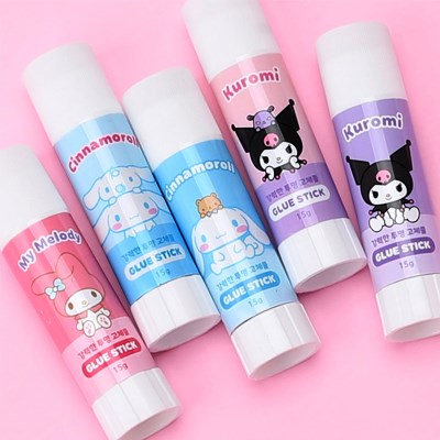 Sanrio 透明固體膠（Cinnamoroll／Kuromi）
