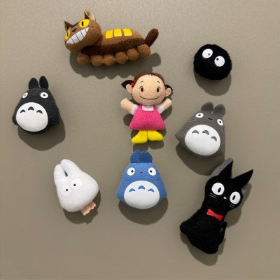 龍貓、貓巴士與小魔女迷你磁石