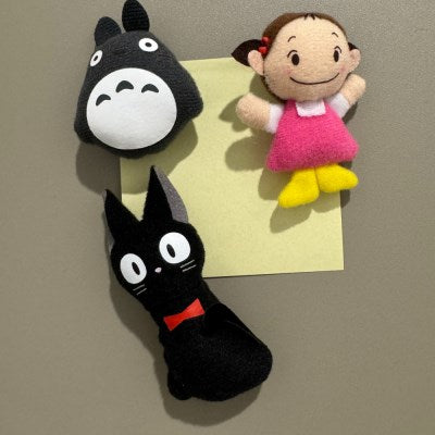 龍貓、貓巴士與小魔女迷你磁石