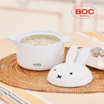Miffy 陶瓷迷你蒸蛋器（白色）