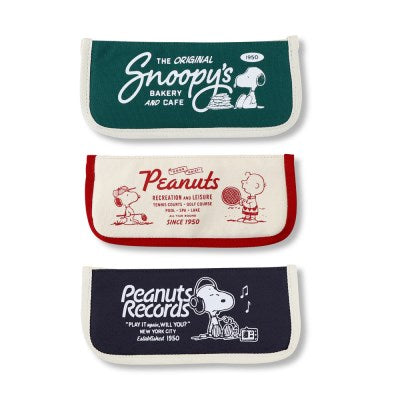 Snoopy 75 週年復古纖薄筆袋
