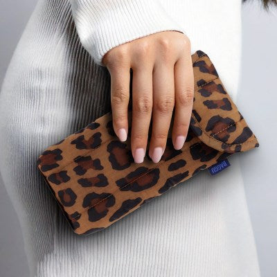 BAGGU 軟墊眼鏡收納袋（Leopard）
