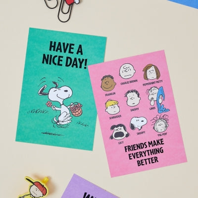 Snoopy 75 週年紀念明信片套裝 Ver.1