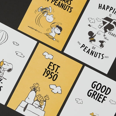 Snoopy 75 週年紀念明信片套裝 Ver.2