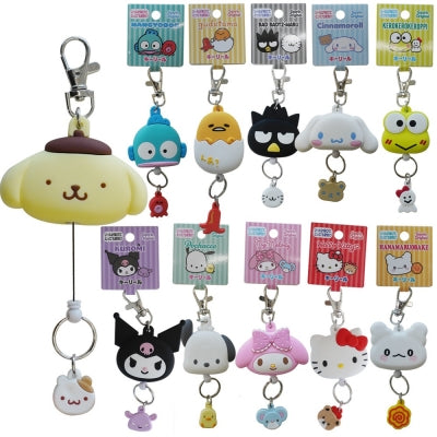 Sanrio 伸縮證件卡套鎖匙扣