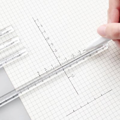 15cm 透明塑膠立體三角尺