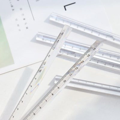 15cm 透明塑膠立體三角尺