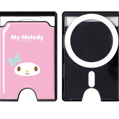 Sanrio Characters 臉譜 MagSafe 相容環氧樹脂卡套錢包