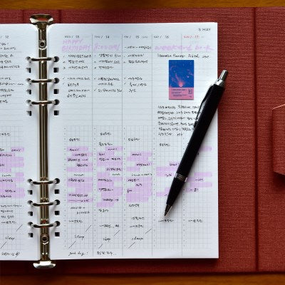 2026 日期型 Gentle Diary 活頁手帳
