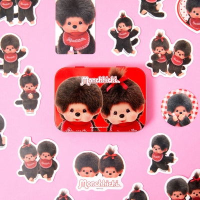 Monchhichi 鐵盒貼紙套裝
