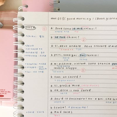 about 4.section note 四分隔筆記本