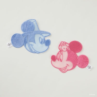 Mickey & Minnie 苧麻杯墊