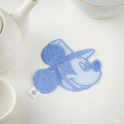 Mickey & Minnie 苧麻杯墊