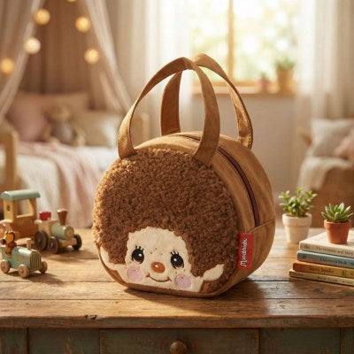 Monchhichi 迷你圓形手挽袋